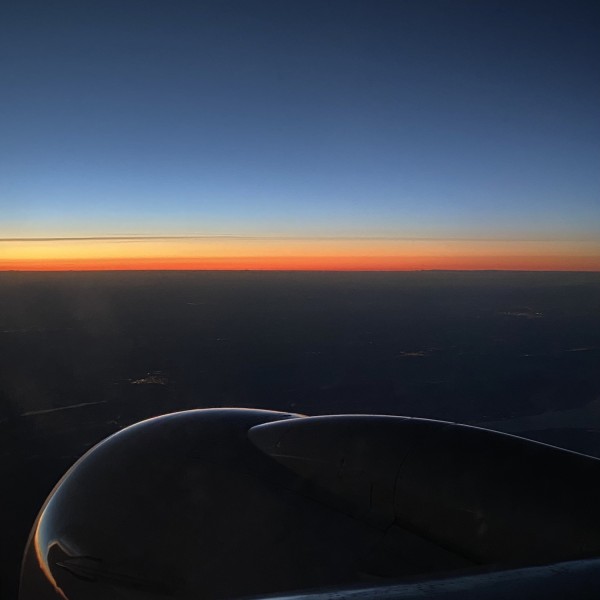 Vue du ciel depuis un avion